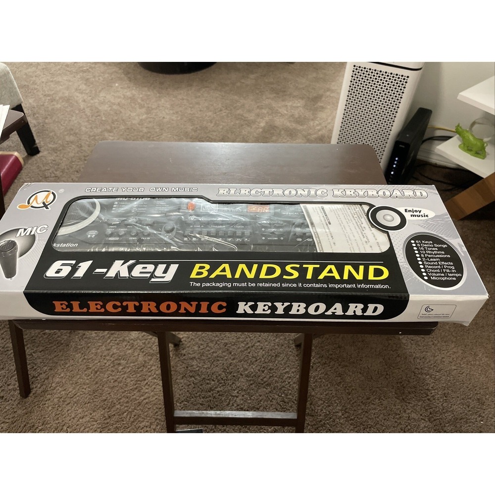 61 Key Childrens Bandstand Digital Music Electronic Keyboard Educational MQ-6104